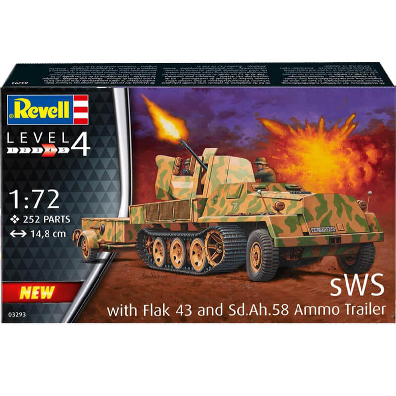 Revell 1/72 SWS with Flak 43 and Sd.Ah.58 Ammo Trailer Kit