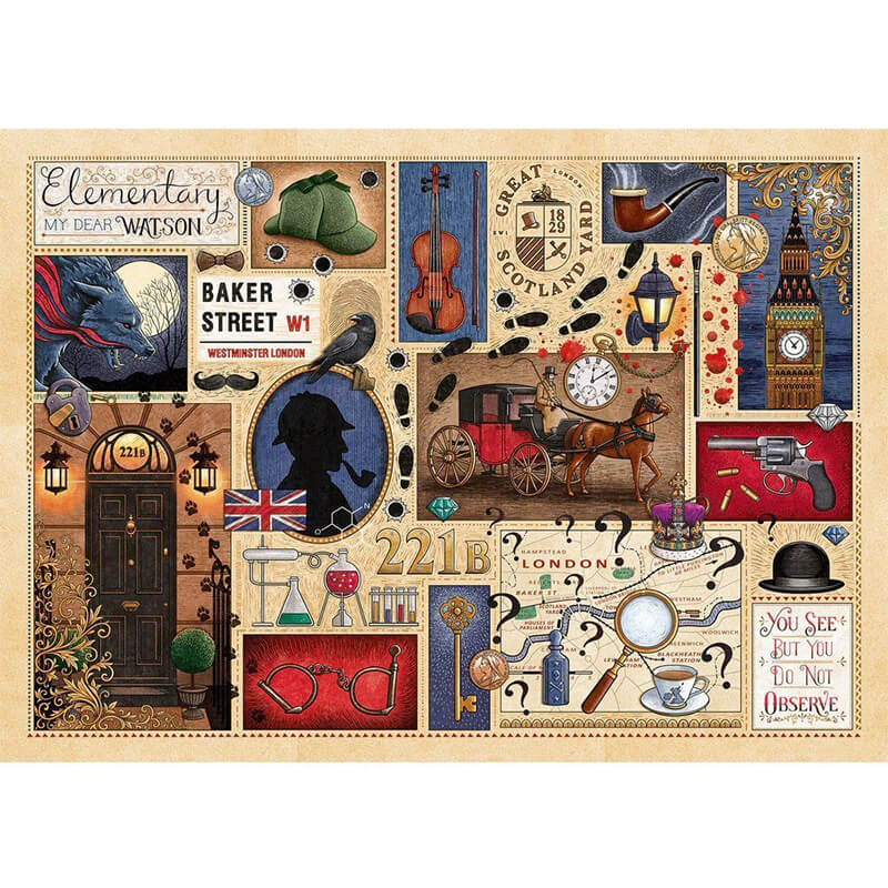 Book Club Sherlock Holmes 1000pc Puzzle