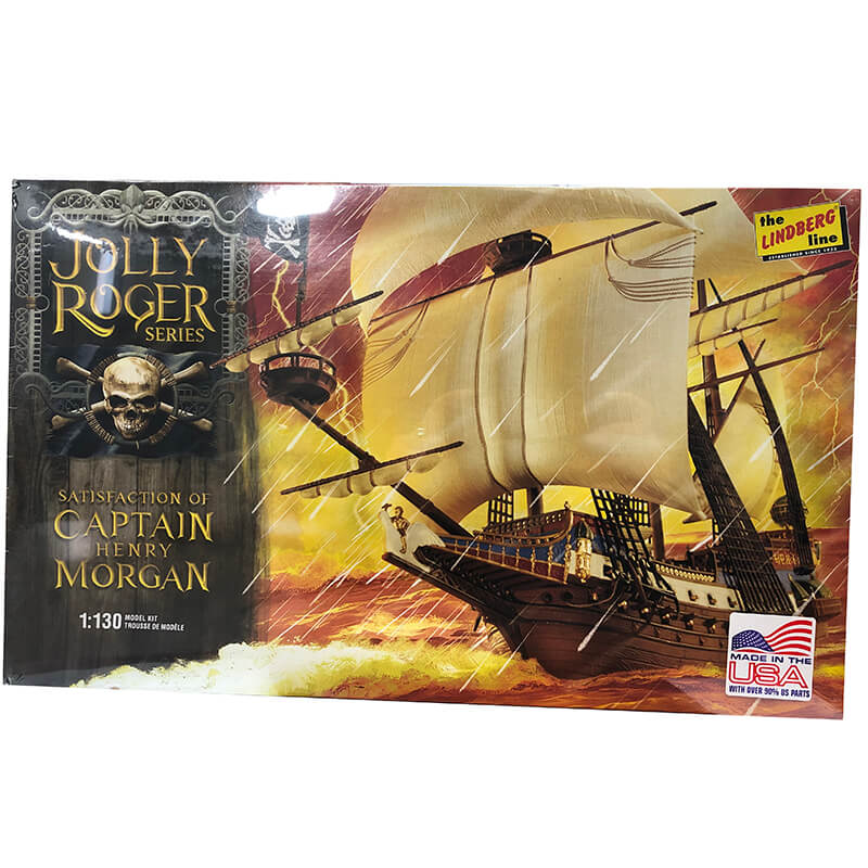 Lindberg 1/130 Jolly Roger Series Satisfaction of Captain Henry Morgan Kit