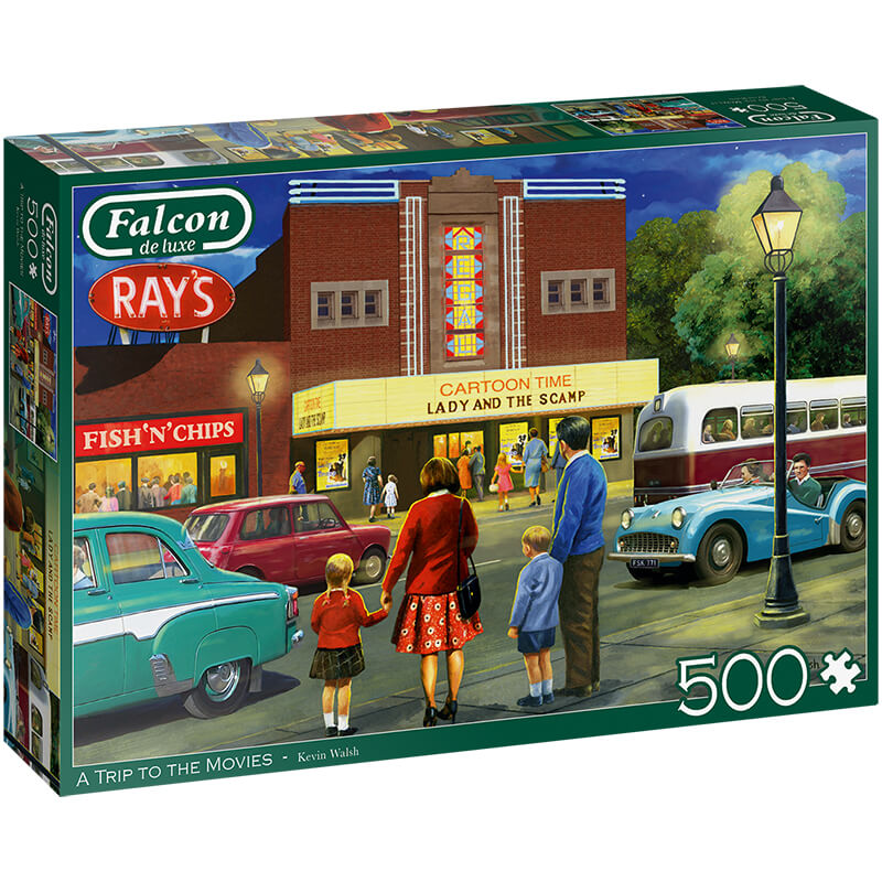A Trip To The Movies By Kevin Walsh 500pc Puzzle