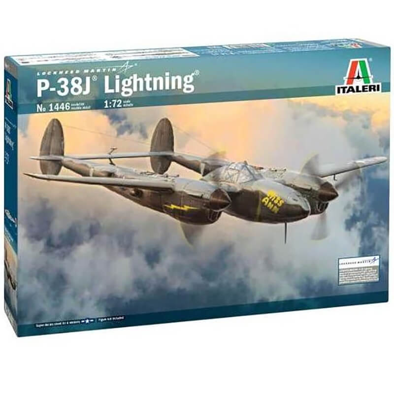 Italeri 1/72 Lockheed Martin P-38J Lightning Kit