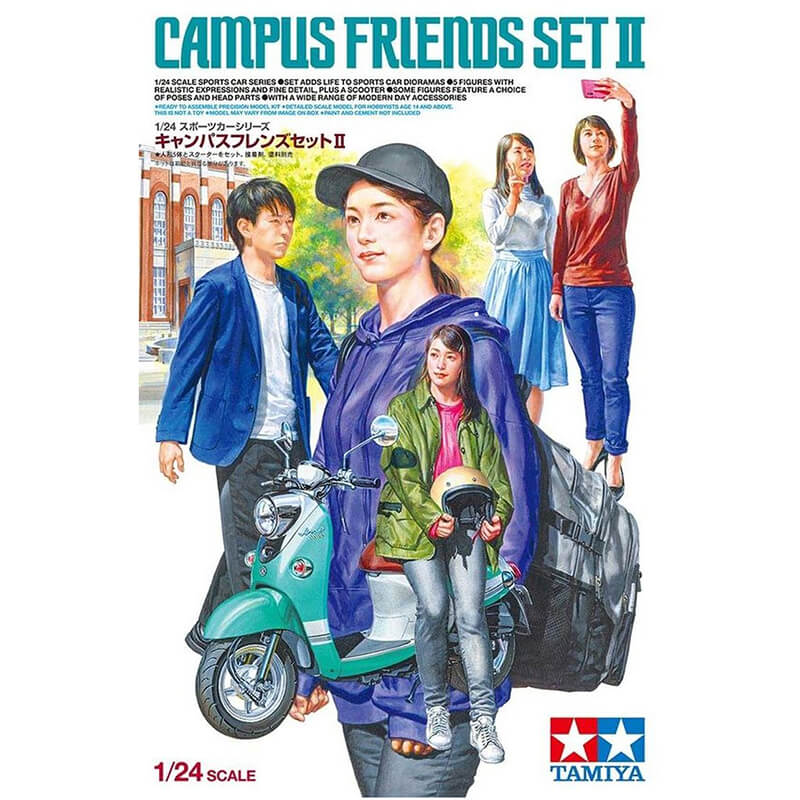 Tamiya 1/24 Campus Friends Set II Kit