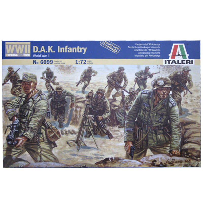 Italeri 1/72 WWII D.A.K. Infantry Kit