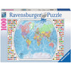 Political World Map 1000pcs Puzzle