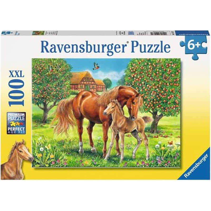 Horses in the Field 100pcs Puzzle