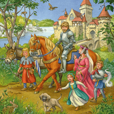 Life of the Knight 3x49pcs Puzzle