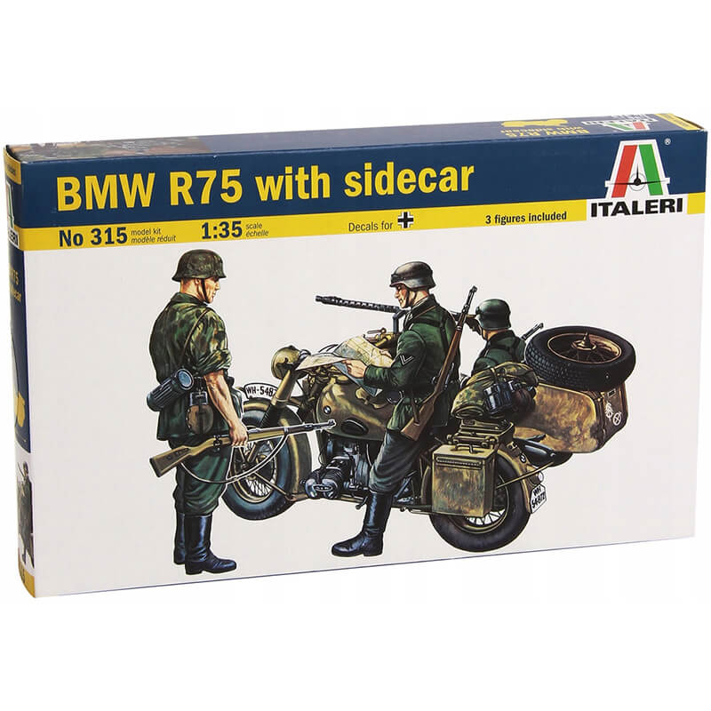 Italeri 1/35 BMW R75 with Sidecar Kit