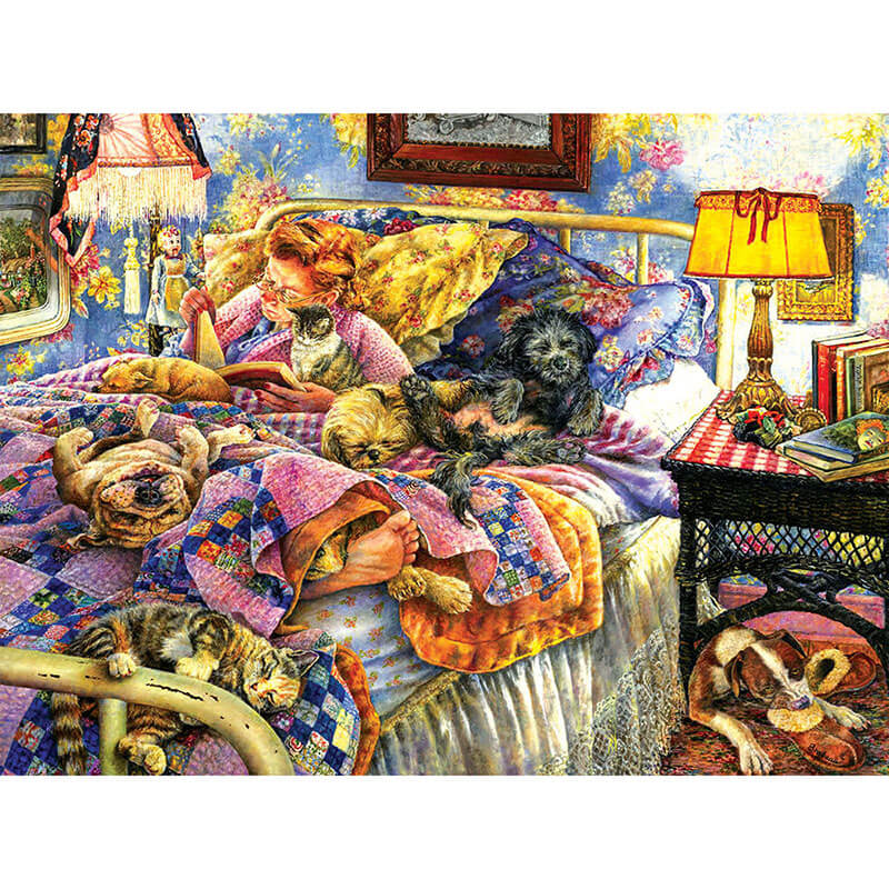Pet Bed by Susan Brabeau 1000pc Puzzle