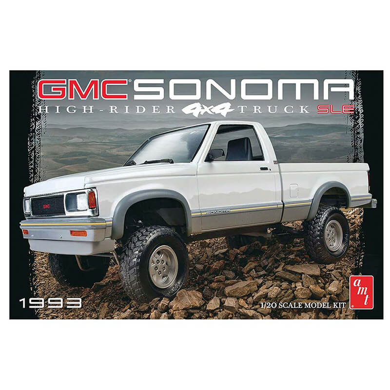 AMT 1/20 1993 GMC Sonoma High-Rider 4×4 Truck SLE Kit