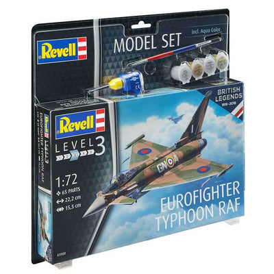 Revell 1/72 Eurofighter Typhoon Raf incl. Aqua Color Set Kit