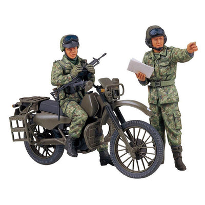 Tamiya 1/35 Japan Ground Self Defense Force Motorcycle Reconnaissance Set Kit