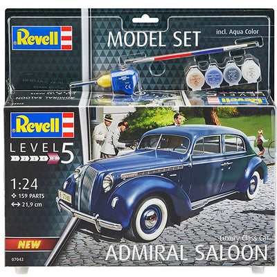 Revell 1/24 Luxury Class Car Admiral Saloon Set Kit