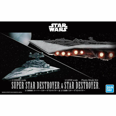 Bandai Star Wars 1/100000 Super Star Destroyer & 1/14500 Star Destroyer Kit
