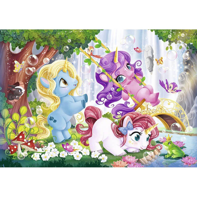 Unicorns at Play 2x12pcs Puzzle