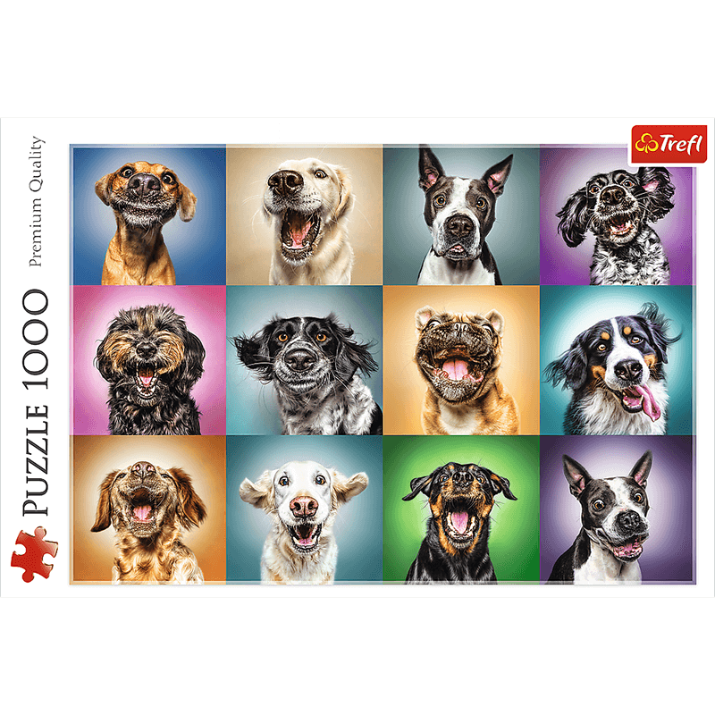 Funny Dog Portraits 1000pc Puzzle