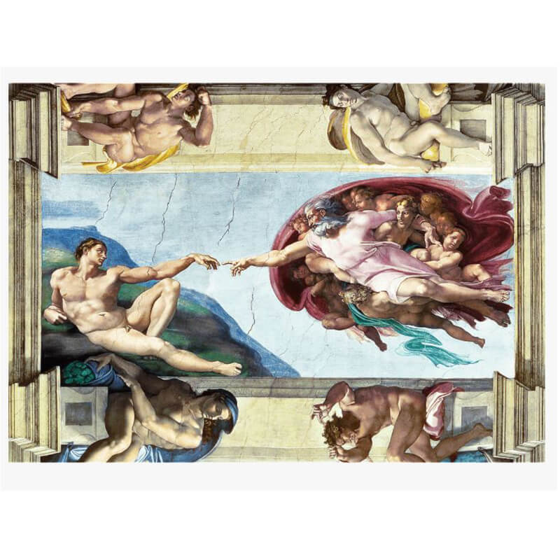 The Creation of Adam, Michelangelo 1000pc Puzzle