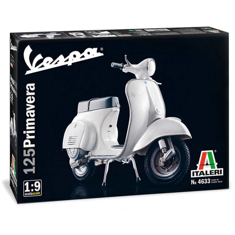 Italeri 1/9 Vespa 125 Primavera Scooter Kit