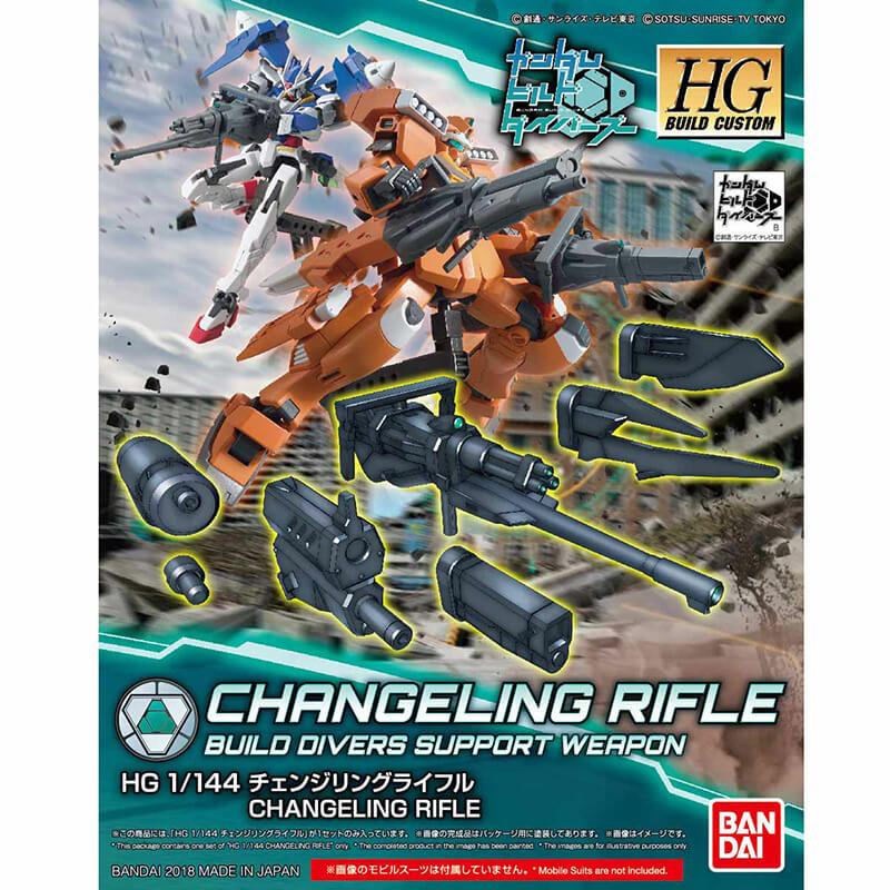 Bandai 1/144 HG Build Custom Changeling Rifle Kit