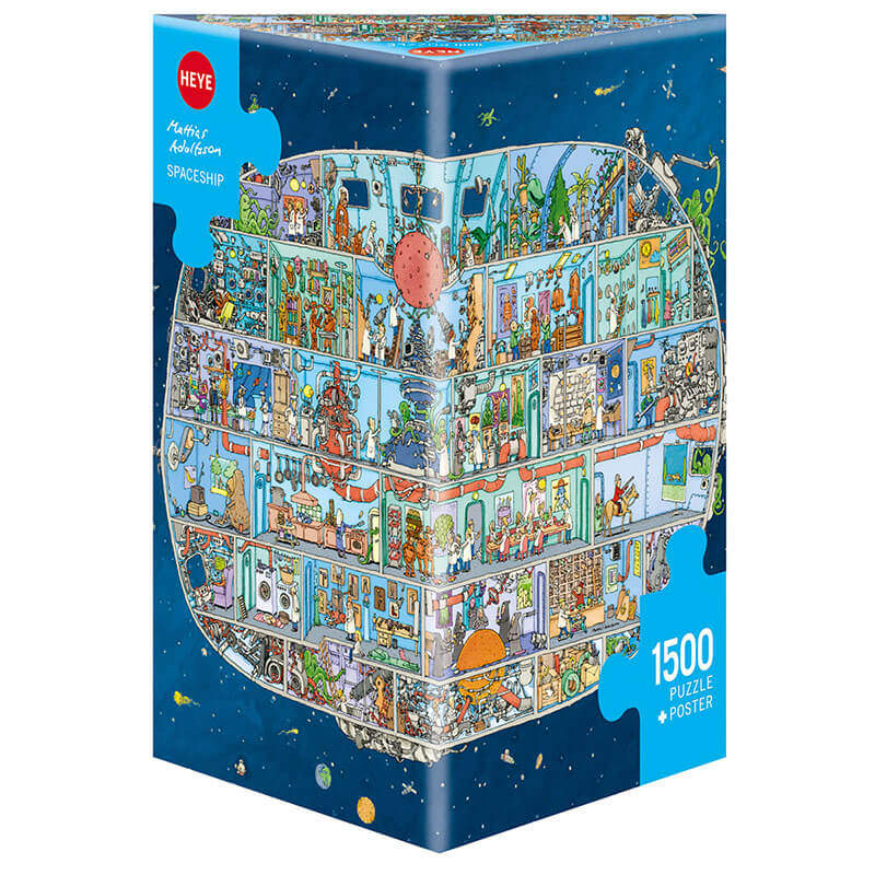Spaceship By Mattias Adolfsson 1500pcs Puzzle