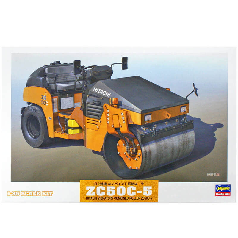 Hasegawa 1/35 Hitachi Vibratory Combined Roller ZC50C-5 Kit