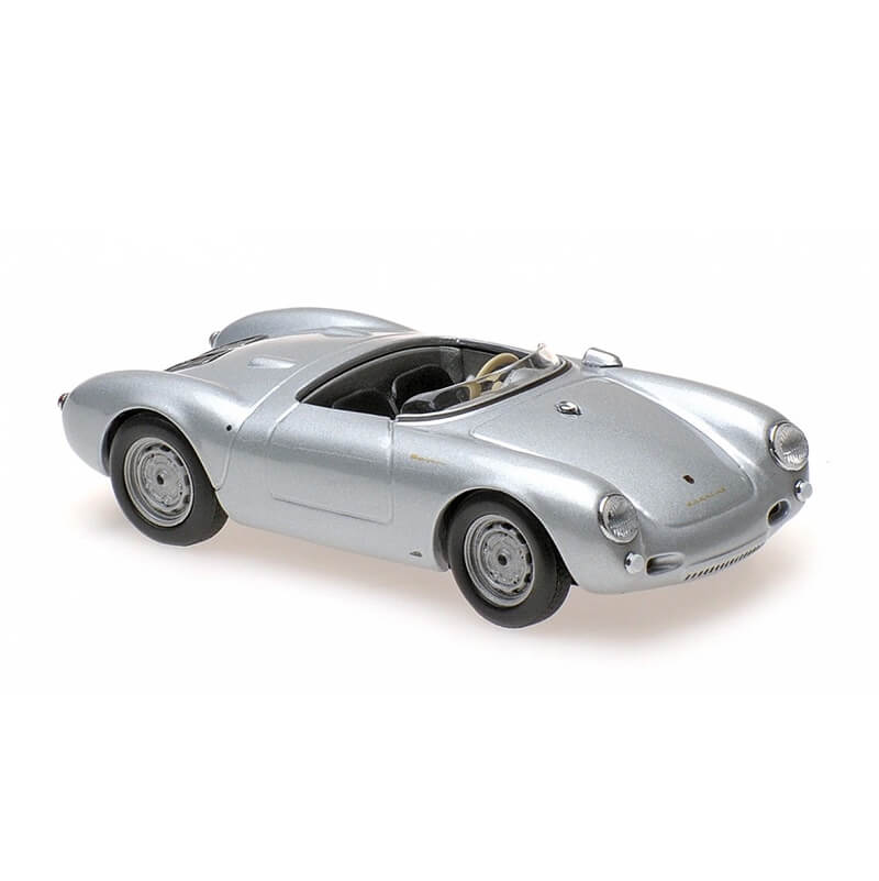 Minichamps x Tarmac Works 1/43 Porsche 550 Spyder 1955 (Silver)