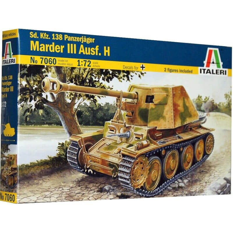 Italeri 1/72 Sd. Kfz. 138 Panzerjager Marder III Ausf. H Kit