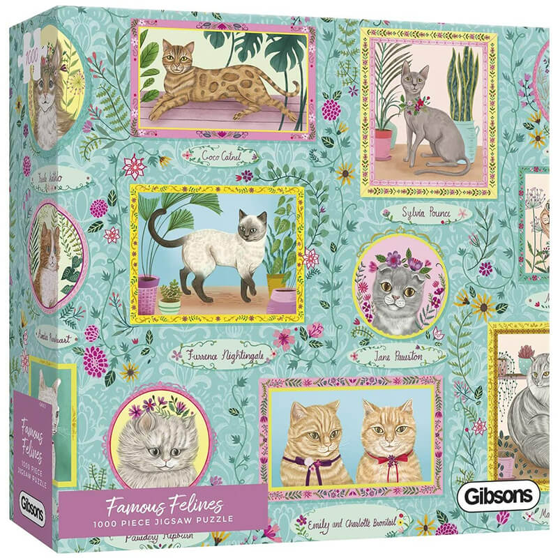 Famous Felines 1000pc Puzzle
