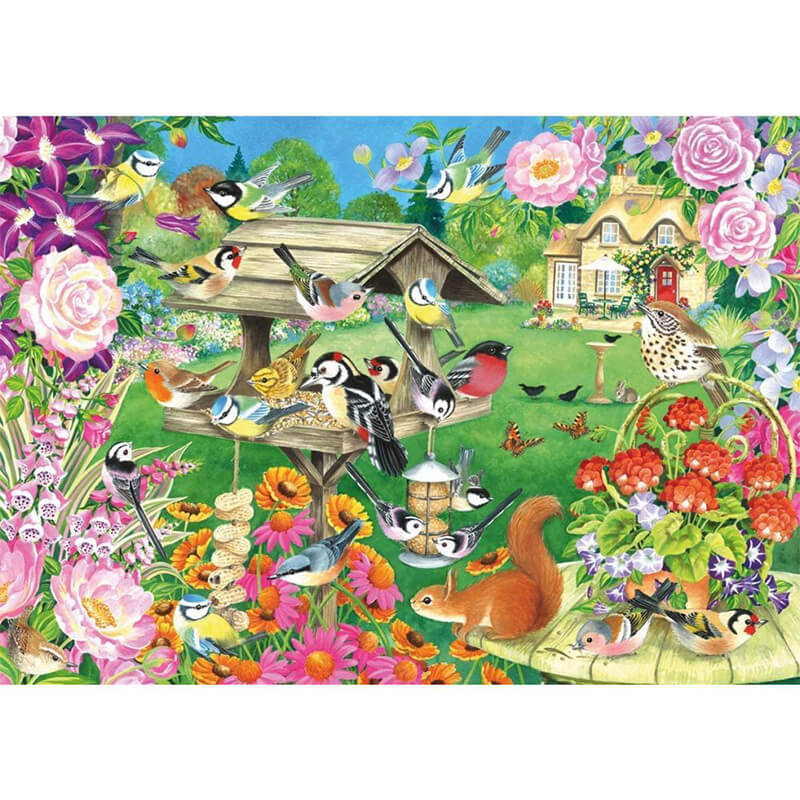 Summer Garden Birds By Claire Comerford 500pc Puzzle