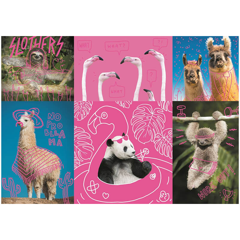 Crazy Animals 1000pc Puzzle