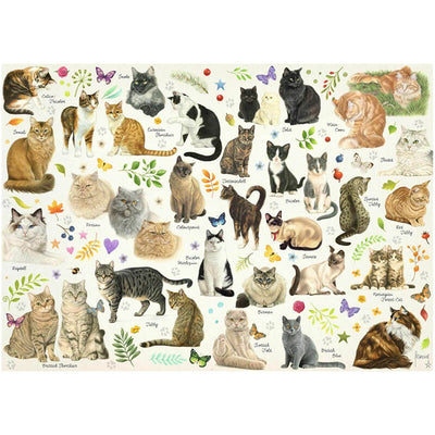Cats Poster 1000pc Puzzle
