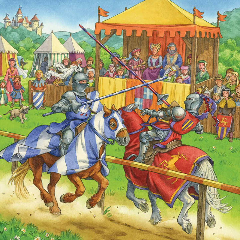 Life of the Knight 3x49pcs Puzzle