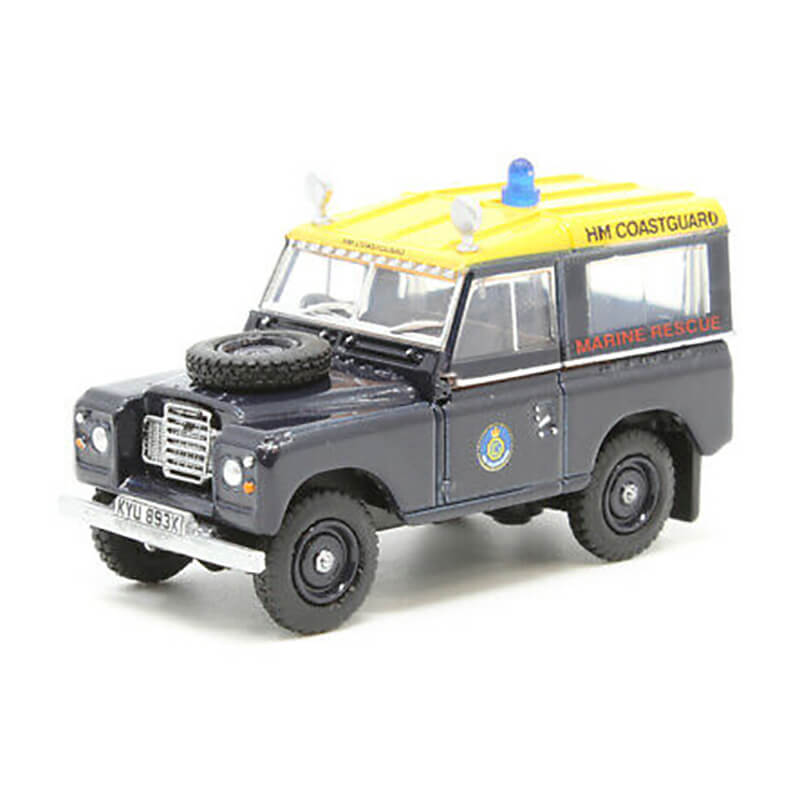 Oxford 1/76 Land Rover Series III SWB Station Wagon (HM Coastguard)