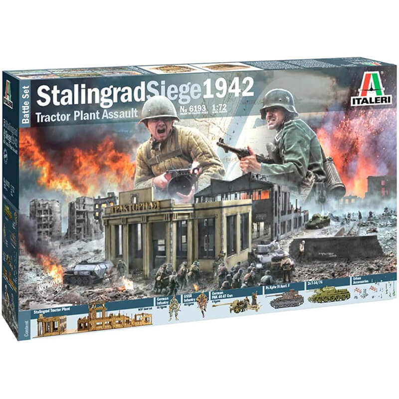 Italeri 1/72 Battle Set Stalingrad Siege 1942 Kit