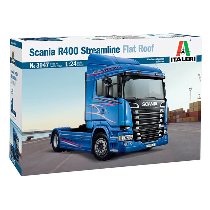 Italeri 1/24 Scania R400 Streamline (Flat Roof) Kit