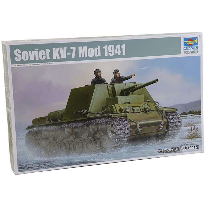 Trumpeter 1/35 Soviet KV-7 Mod 1941 Kit