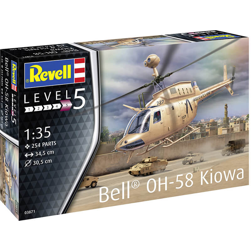 Revell 1/35 Bell OH-58 Kiowa Kit