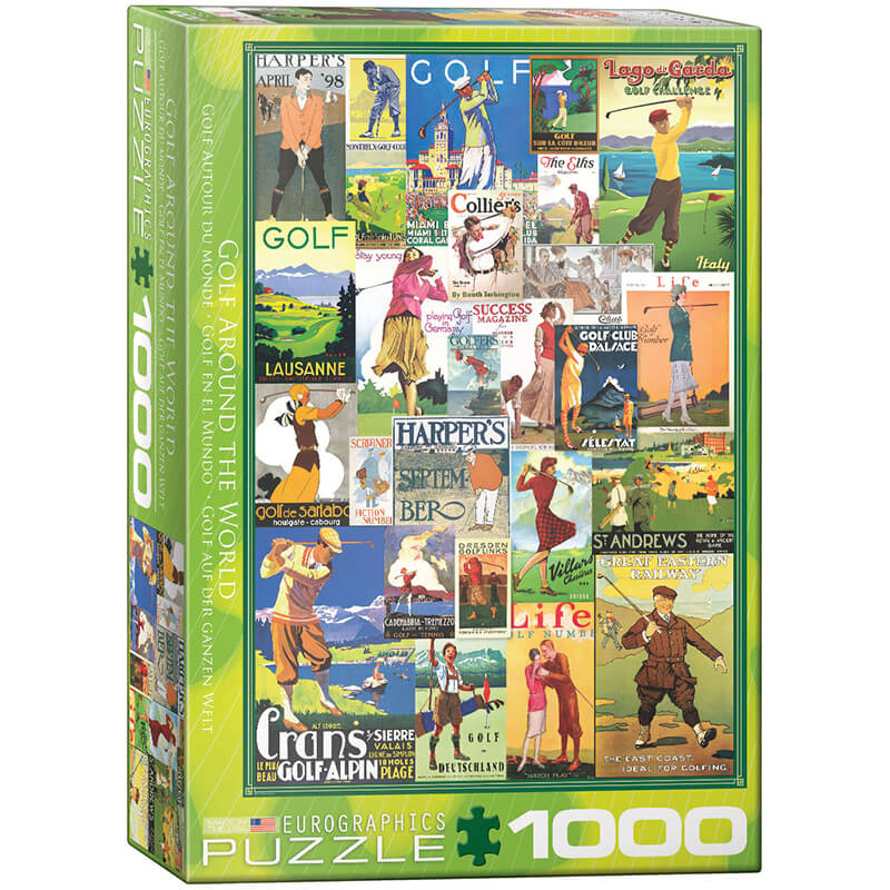 Golf Around the World 1000pc Puzzle