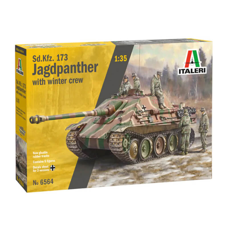 Italeri 1/35 Sd.Kfz.173 Jagdpanther With Winter Crew Kit