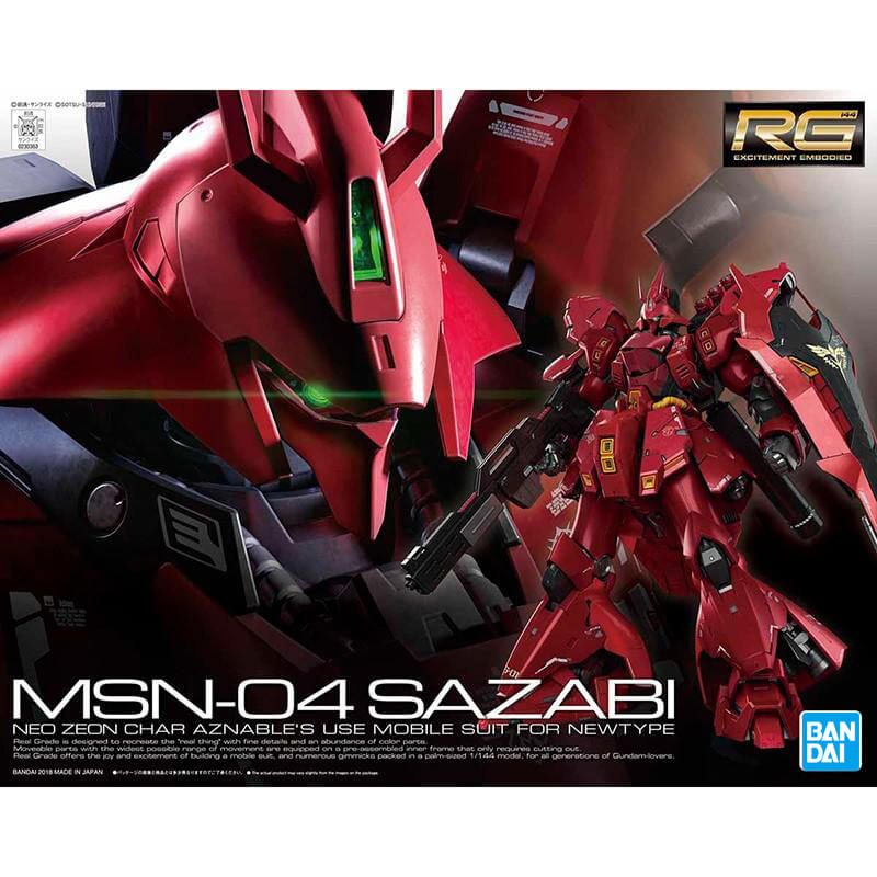 Bandai 1/144 RG MSN-04 Sazabi Kit