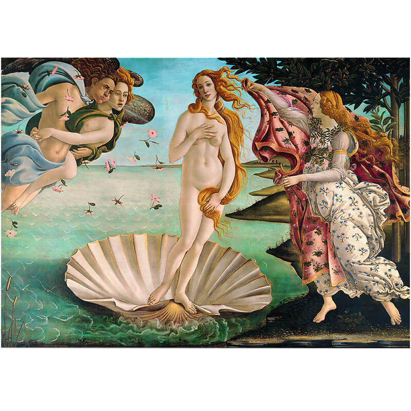The Birth of Venus, Sandro Botticelli 1000pc Puzzle