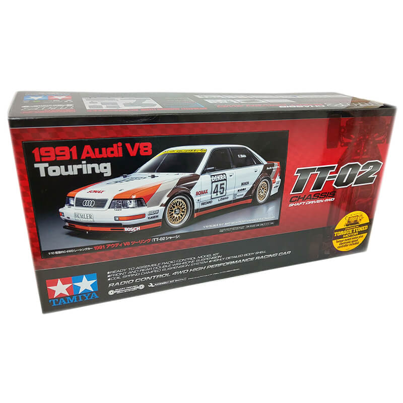 Tamiya 1/10 1991 Audi V8 Touring TT-02 Chassis RC Kit