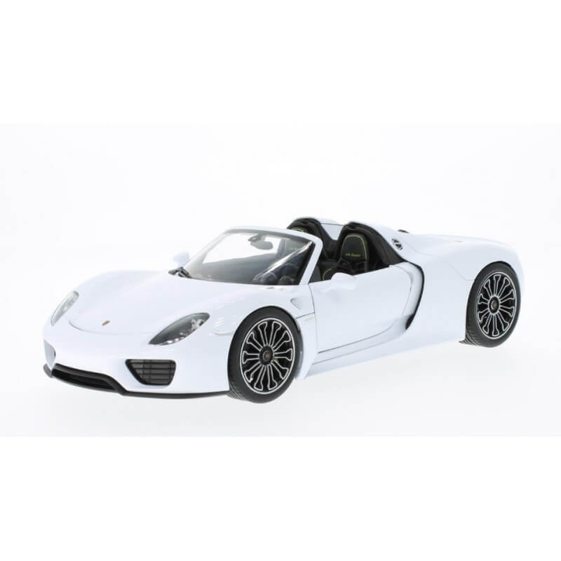 Welly 1/18 Porsche 918 Spyder (White Open)