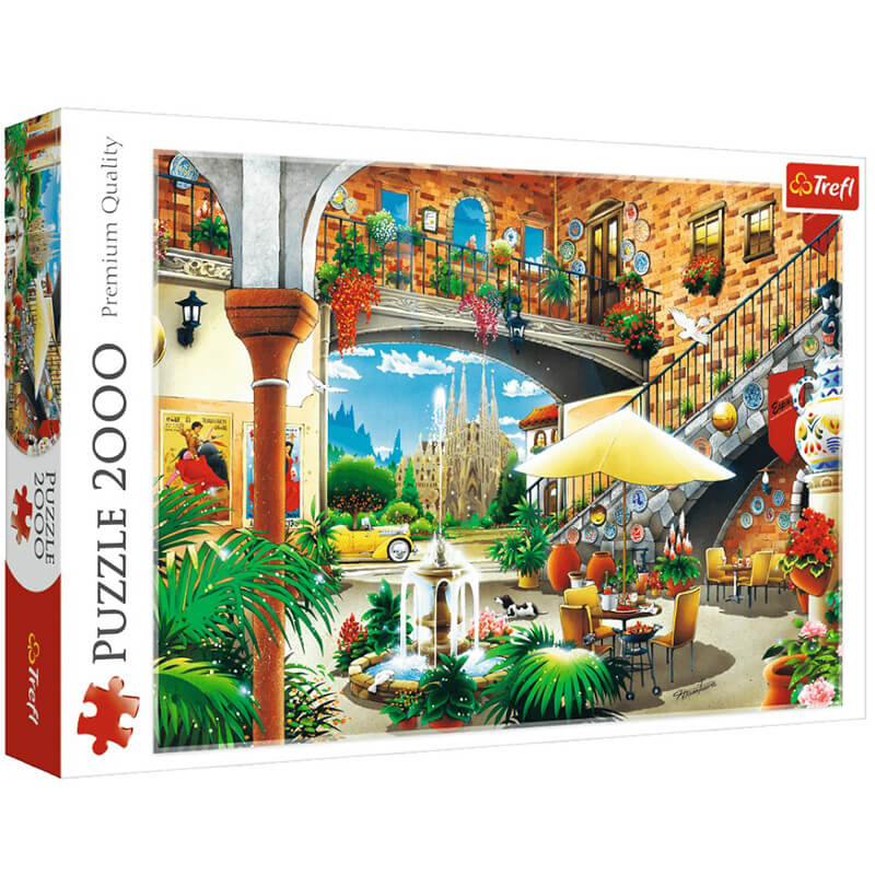 Vista Of Barcelona 2000pc Puzzle
