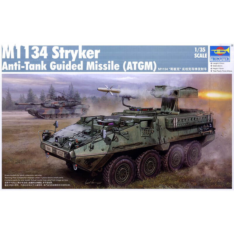 Trumpeter 1/35 M1134 Stryker Anti-Tank Guided Missile (ATGM) Kit