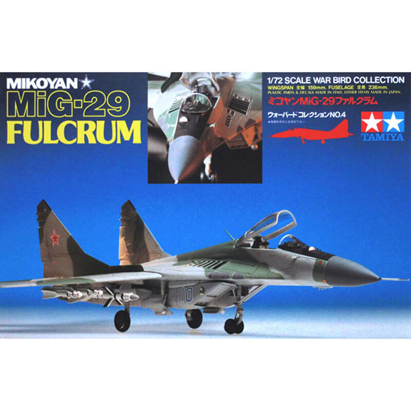 Tamiya 1/72 Mikoyan MiG-29 Fulcrum Kit