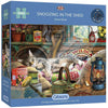 Snoozing in The Shed By Steve Read 1000pc Puzzle