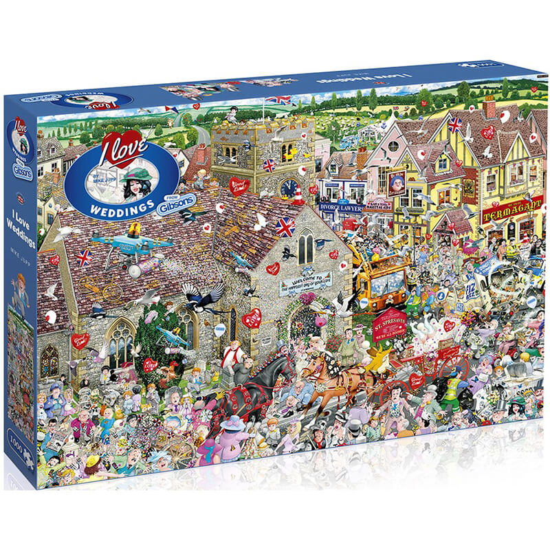 I Love Weddings By Mike Jupp 1000pc Puzzle