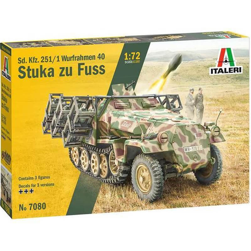 Italeri 1/72 Sd. Kfz. 251/1 Wurfrahmen 40 Stuka zu Fuss Kit