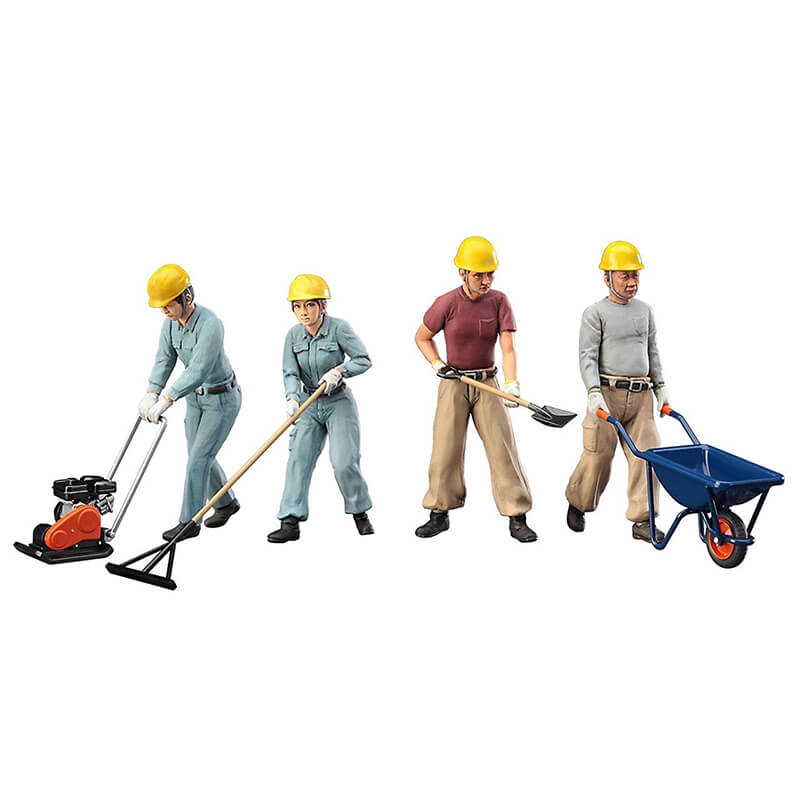 Hasegawa 1/35 Construction Worker Set A Kit