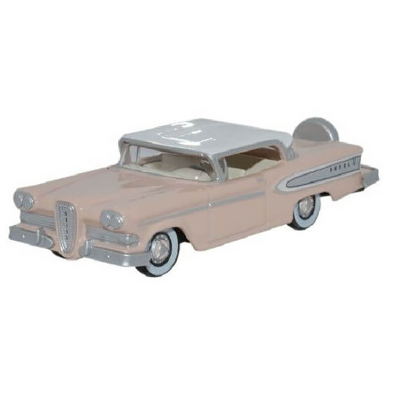 Oxford 1/87 Edsel Citation 1958 (Chalk Pink/Frost White)